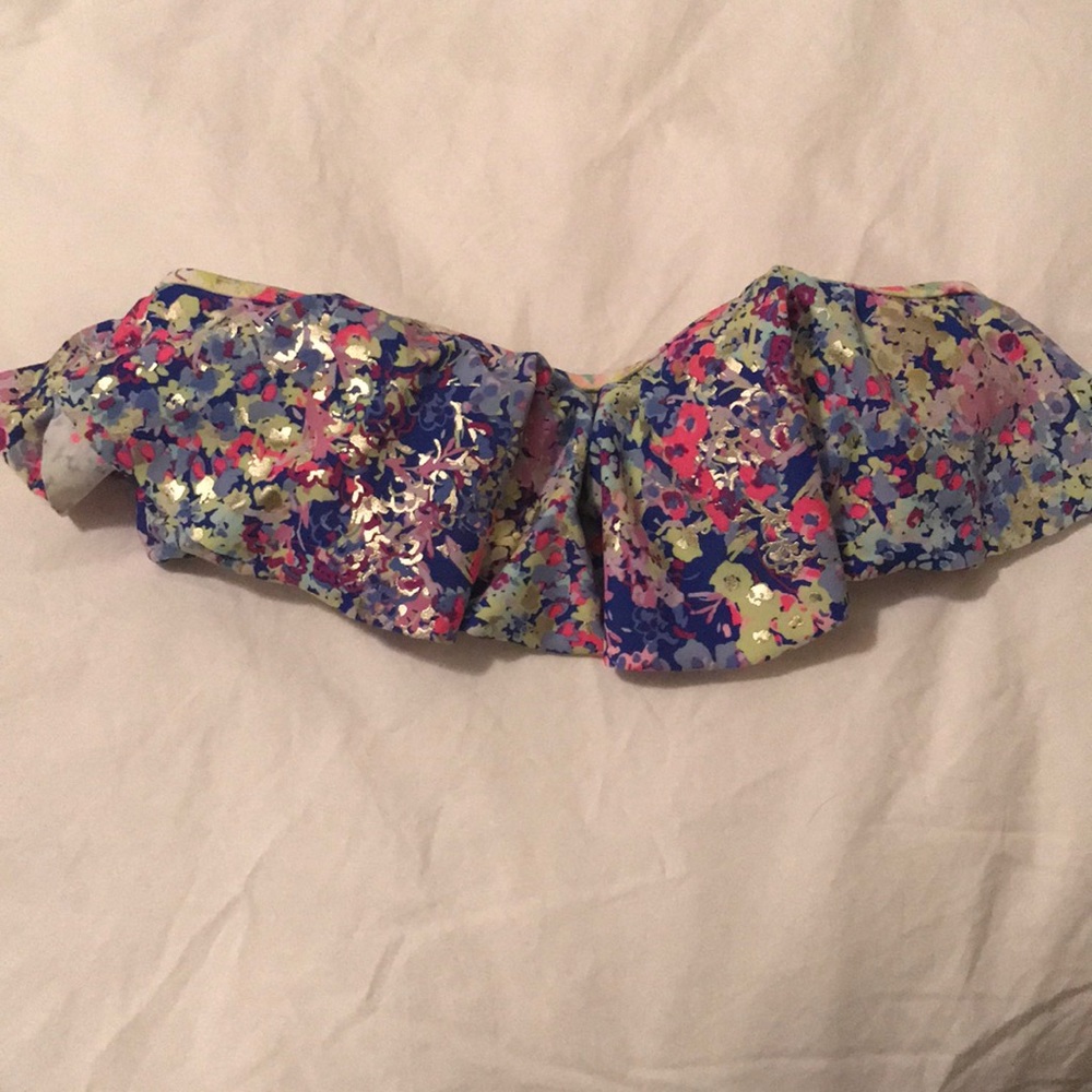 floral print VS swim top